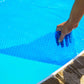 Sun2Solar Couverture solaire ovale bleue 18 pieds par 33 pieds | Série 1200 | Couverture de rétention de chaleur pour piscines enterrées et hors-sol ovales | Utilisez le soleil pour chauffer l'eau de la piscine | Côté bulle vers le bas 18' x 33' Ovale