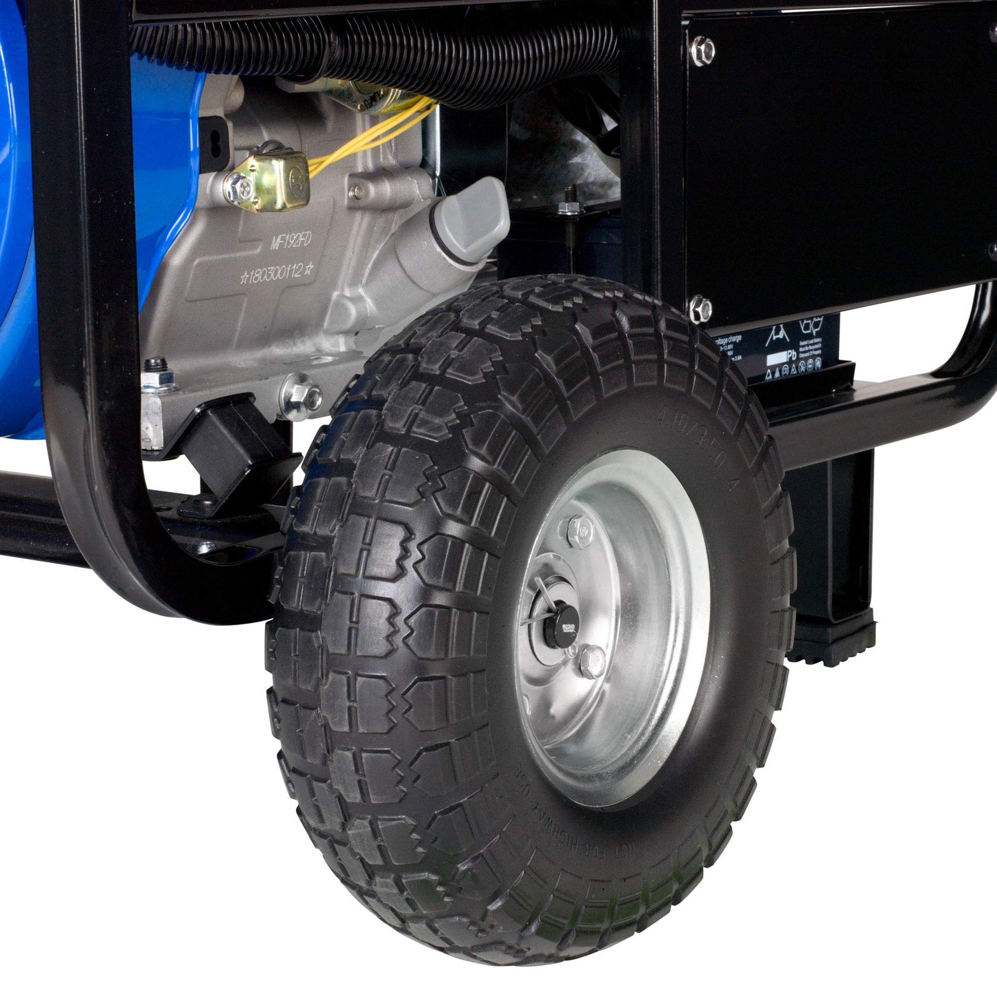 DuroMax XP10000E Générateur portable à gaz - 10 000 W - Démarrage électrique - Sauvegarde domestique et prêt pour camping-car - Approuvé par 50 États - Bleu/noir - 10 000 W 