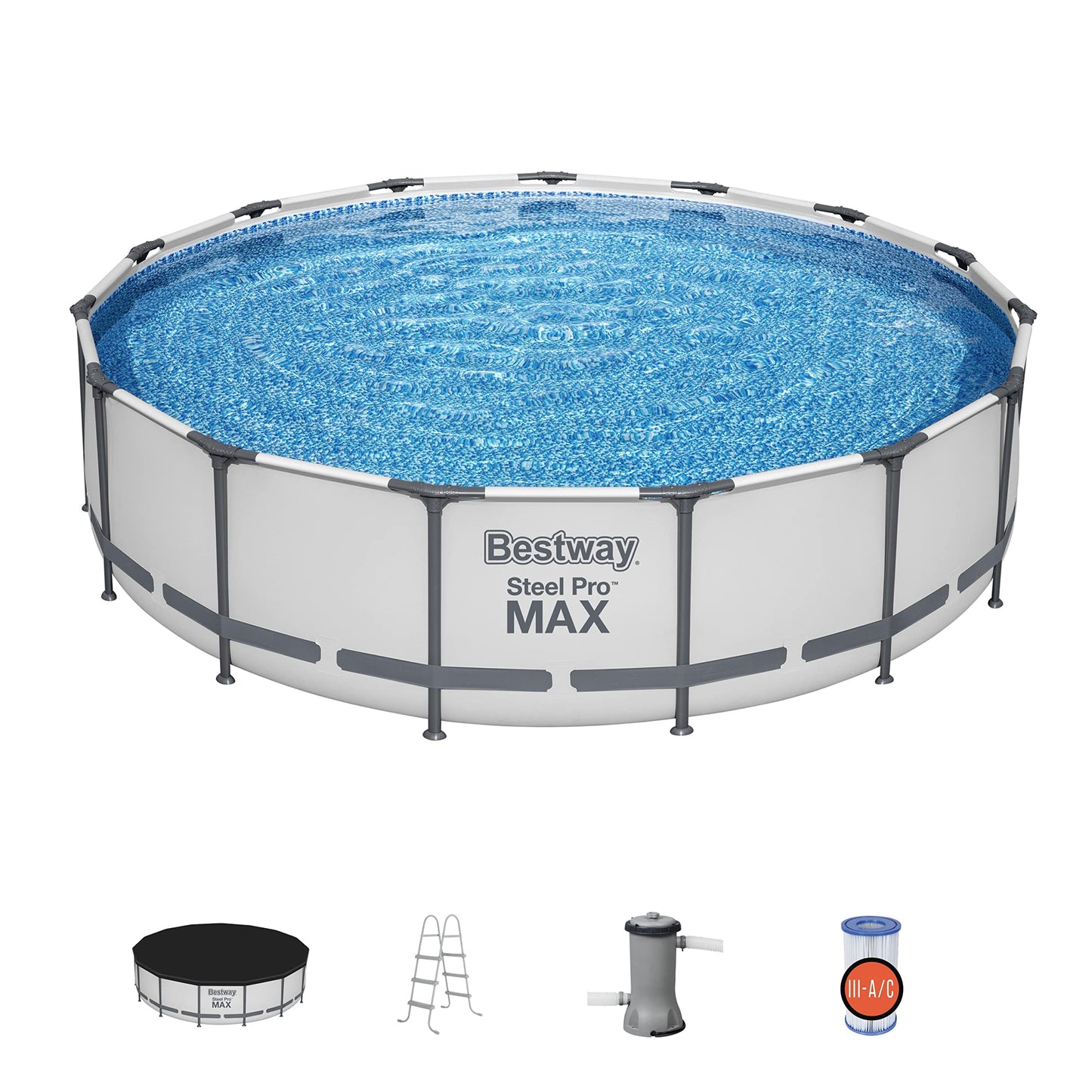 Bestway: Steel Pro MAX 15' X 42" Above Ground Pool Set