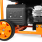 WEN DF430X Générateur portable bicarburant 4375 W avec kit de roues et capteur d'arrêt de CO, noir 4375 W + bicarburant + démarrage à recul 