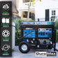 DuroMax XP13000HX Générateur portable bicarburant – 13 000 W alimenté au gaz ou au propane avec démarrage électrique 