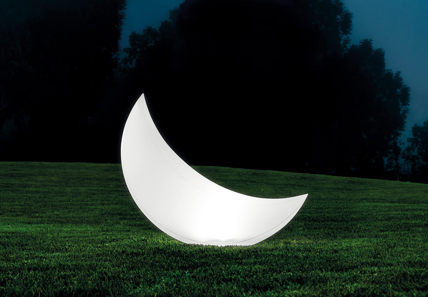 Intex Giant Moon Floating LED Light 6 Colours, 135 x 43 x 89 cm, Perfect for Garden Lighting Floating Moon
