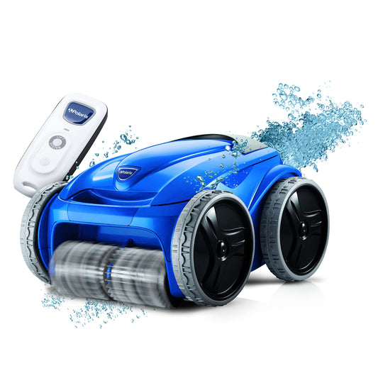 Robot nettoyeur de piscine Polaris 9550 Sport, aspirateur automatique pour piscines creusées jusqu'à 60 pieds, câble pivotant de 70 pieds, télécommande, aspirateur mural avec aspiration puissante et bac à débris facile d'accès