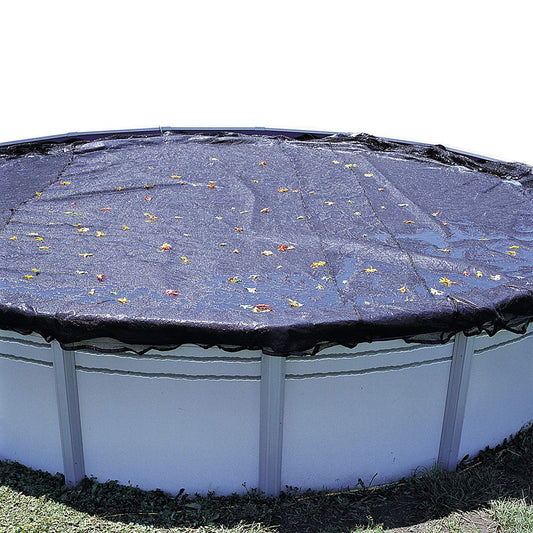In The Swim Forme de couverture de filet de piscine hors sol ovale de 18 x 33 pieds