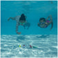 SwimWays Little Mermaid Disney Dive Characters Jouet de piscine pour enfants - Princesse Ariel, Flounder et Sebastian, jouets de bain et fournitures de fête à la piscine