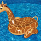 SWIMLINE Original Giant Ride On Inflatable Pool Float Lounge Series | Flotteurs W/jambes stables ailes grand gonflement ridable été plage natation fête grand radeau tube décoration Tan jouets pour enfants adultes girafe