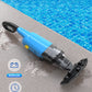 Aspirateur de piscine portatif Efurden, nettoyeur de piscine rechargeable avec durée de fonctionnement jusqu'à 60 minutes, idéal pour les piscines hors sol, les spas et les bains à remous pour le sable et les débris, bleu