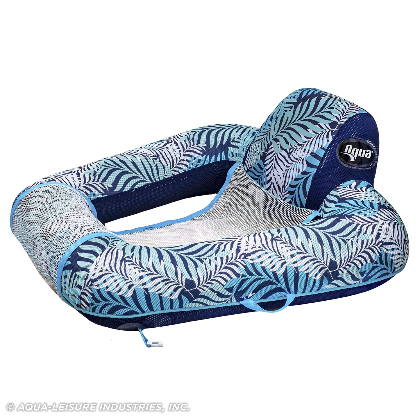 Flotteur de chaise de piscine Aqua pour adultes - Flotteurs de piscine Zero Gravity - Plusieurs couleurs/formes/styles - pour adultes et enfants Chaise de piscine flottante Zero Gravity Blue Fern