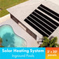Smart Pool S601 Système de chauffage solaire pour piscine creusée, comprend deux panneaux de 2 pi x 20 pi (80 pi2) – Fabriqué en polypropylène durable, augmente la température jusqu'à 15 °F – S601P, paquet de 1, noir