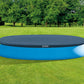 INTEX 28020E Intex Couverture de piscine ronde Easy Set de 15 pieds avec attache de corde et trous de drainage