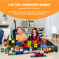 110-Piece Kids Magnetic Tiles STEM Construction Toy Building Block Set