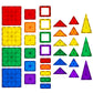 110-Piece Kids Magnetic Tiles STEM Construction Toy Building Block Set